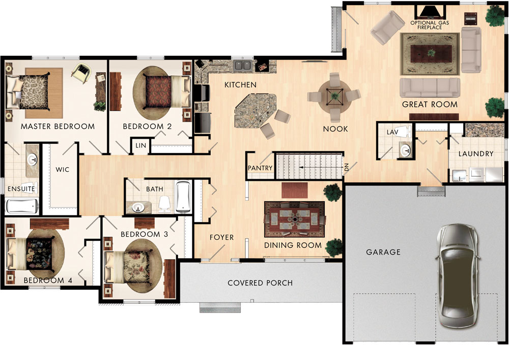 Sinclair Floor Plan