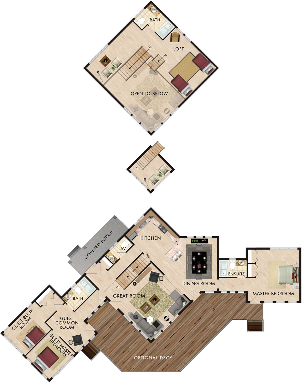 Sandpiper Lodge Floor Plan