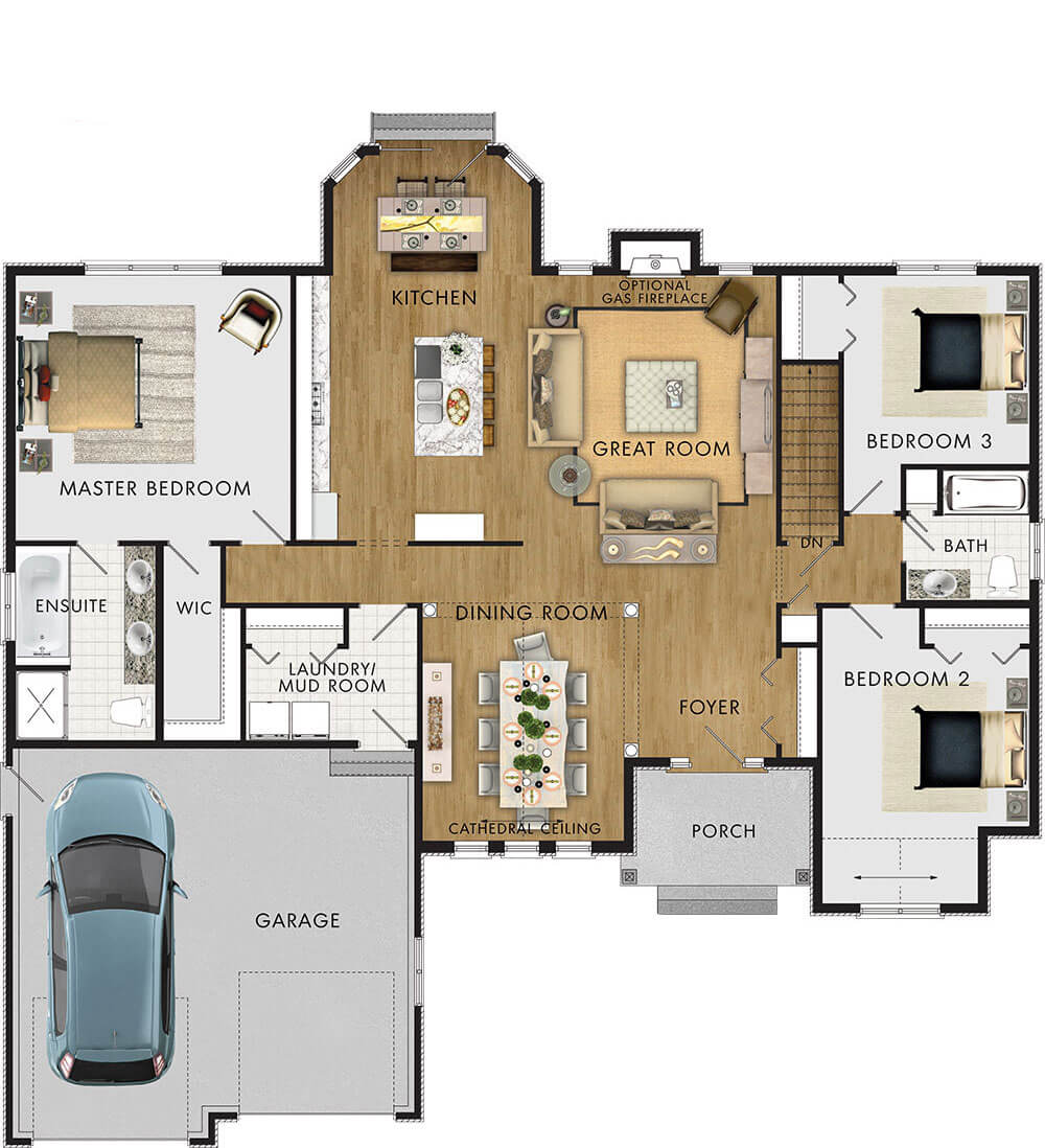 Foxstone II Floor Plan