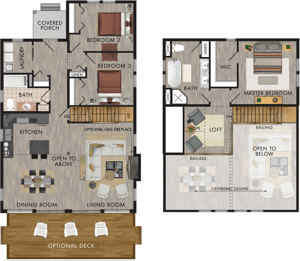 Small House Plans With Loft Master Bedroom - mystrangelifewithonedirection