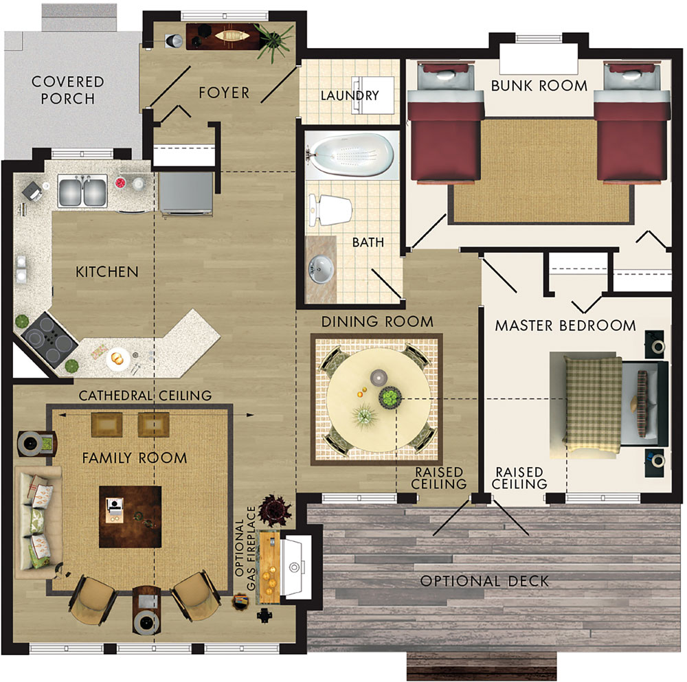 Aspen I Floor Plan