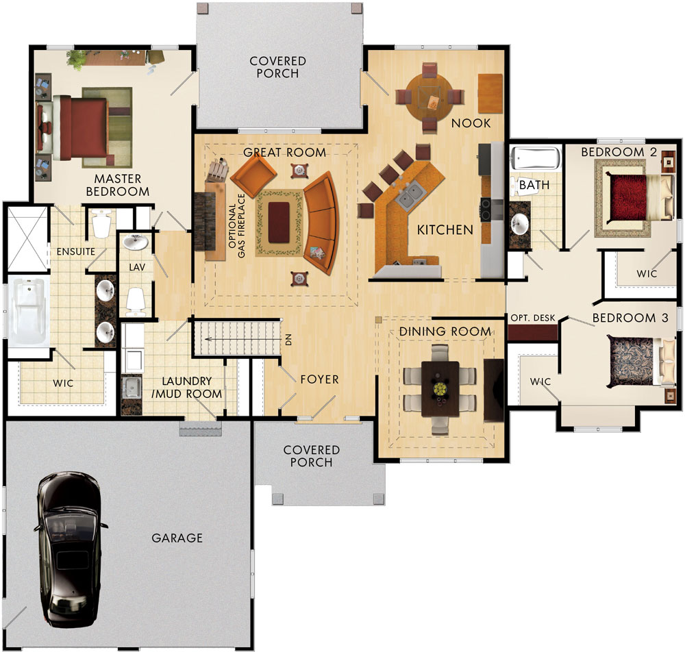 Cobble Hill Floor Plan