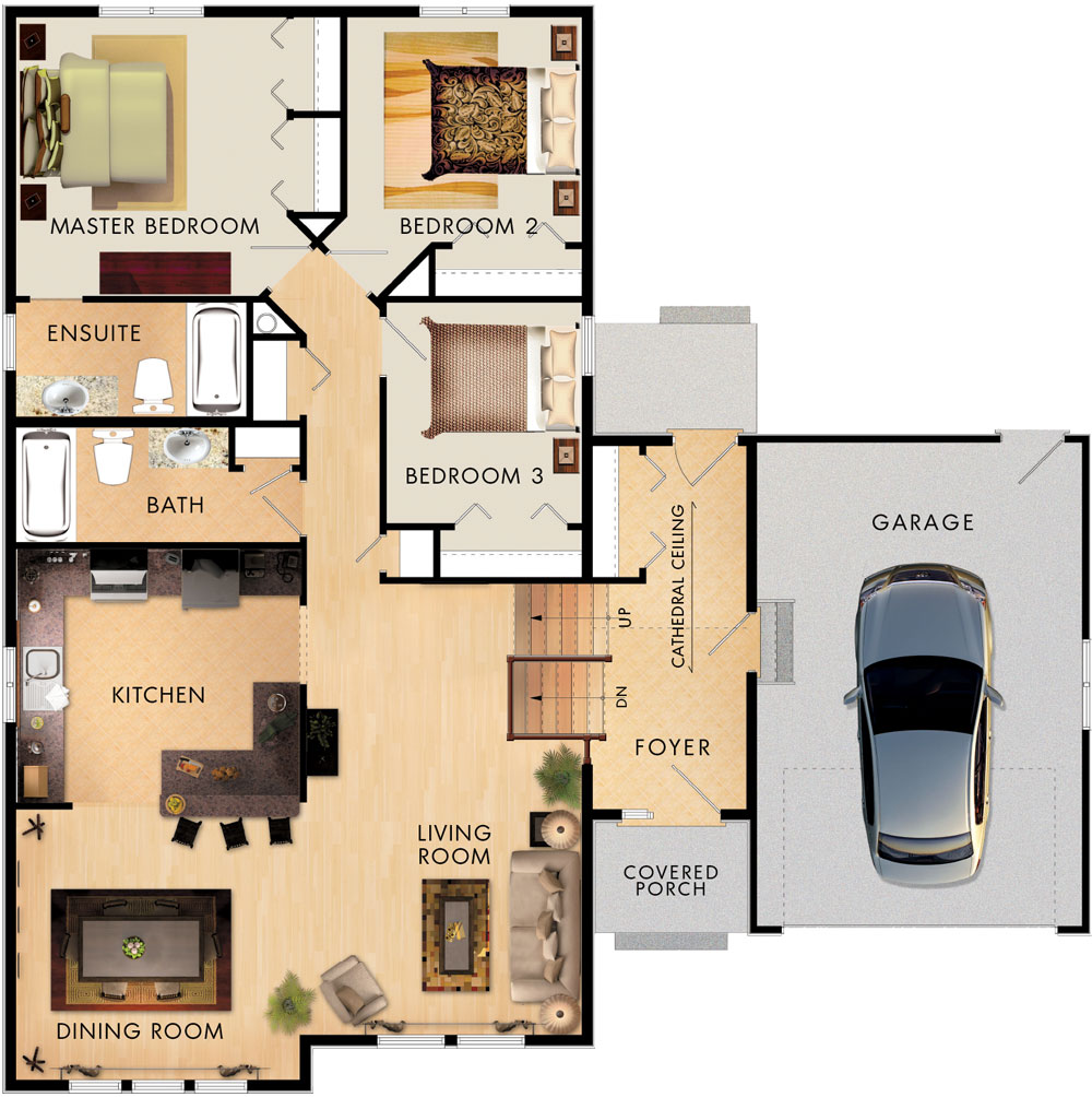 Dauphine II Floor Plan