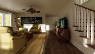 Living Room Virtual Tour